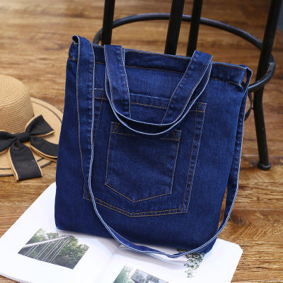 Wholesale Denim Ripped Tote Bag